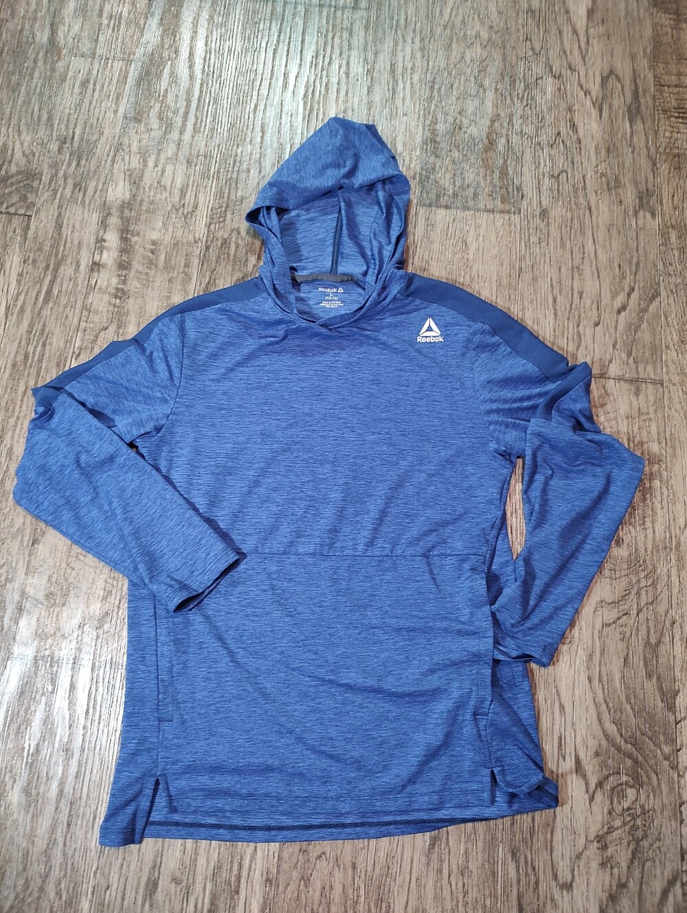 Reebok Blue Performance Lightweight Hoodie Size L (12-14) Teen